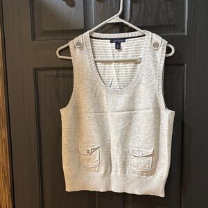 Tommy Hilfiger Gray Knit Top